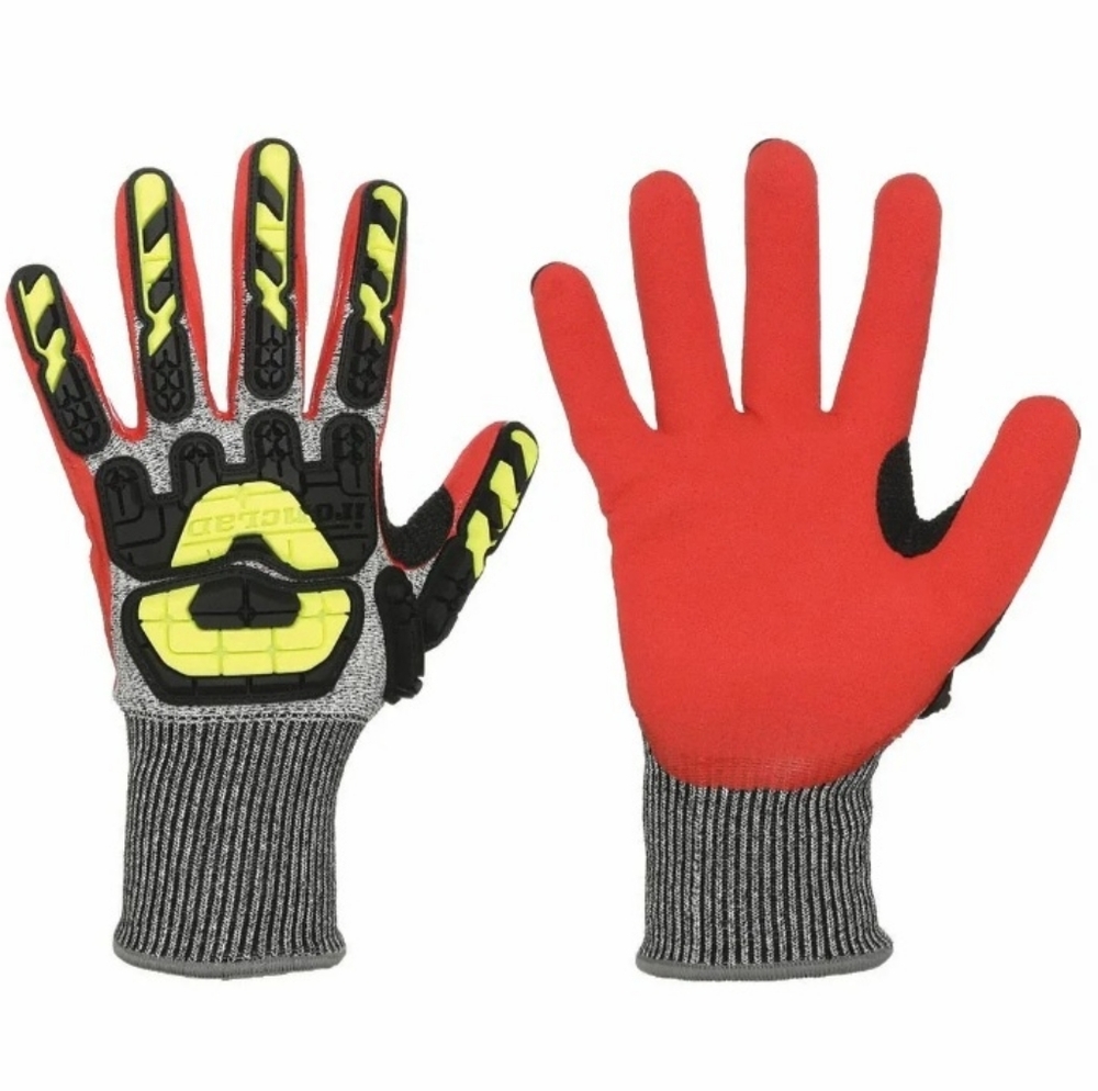 Ironclad Performance Wear G-Kc5-03-M Impact Gloves,Foam Nitrile Palm